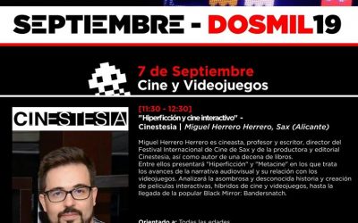 Hiperficción y cine interactivo” por Miguel Herrero Herrero en el Museo de Videojuegos